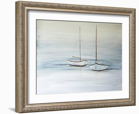 Two Sails at Rest-Yvette St. Amant-Framed Art Print