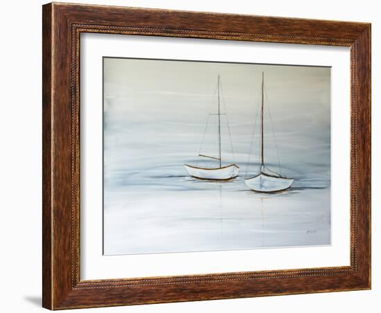 Two Sails at Rest-Yvette St. Amant-Framed Art Print