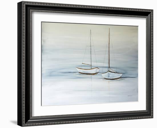 Two Sails at Rest-Yvette St. Amant-Framed Art Print