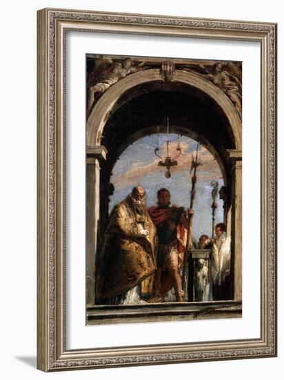 Two Saints, 1740-1745-Giovanni Battista Tiepolo-Framed Giclee Print