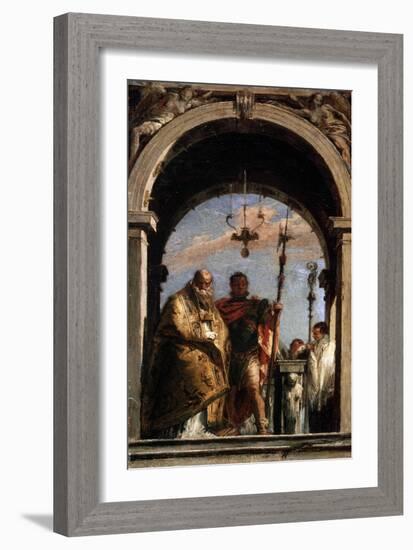 Two Saints, 1740-1745-Giovanni Battista Tiepolo-Framed Giclee Print