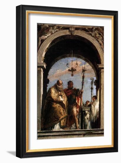 Two Saints, 1740-1745-Giovanni Battista Tiepolo-Framed Giclee Print