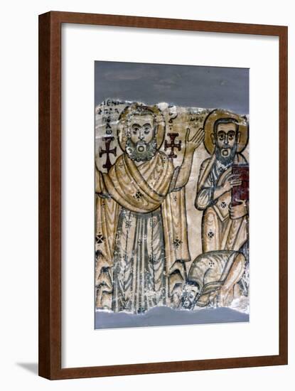 Two Saints, Coptic Wall Painting. Egypt, 6th century-Unknown-Framed Giclee Print