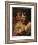 Two Satyrs, about 1615-Peter Paul Rubens-Framed Giclee Print