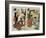 Two Scenes from the Series 'Loyal League' Depicting Everyday Life of an Edo Period Household-Kitagawa Utamaro-Framed Giclee Print