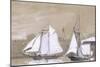 Two Schooners, 1880-Winslow Homer-Mounted Giclee Print