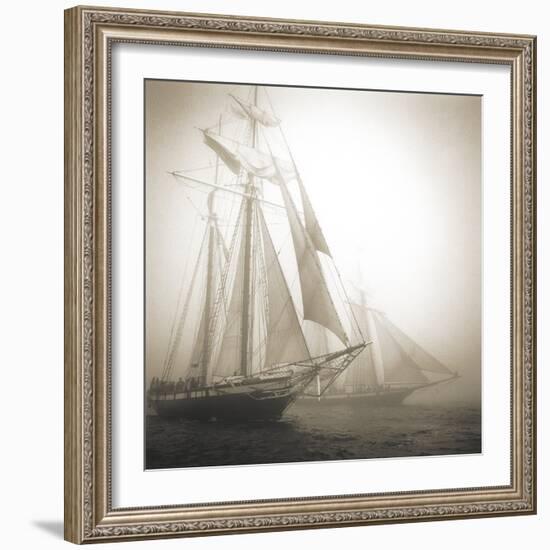 Two Schooners-Michael Kahn-Framed Giclee Print