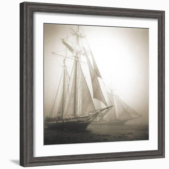 Two Schooners-Michael Kahn-Framed Giclee Print