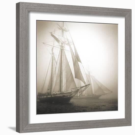 Two Schooners-Michael Kahn-Framed Giclee Print