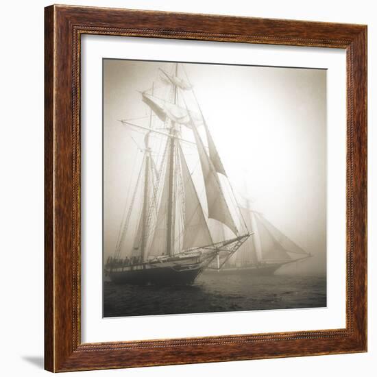 Two Schooners-Michael Kahn-Framed Giclee Print