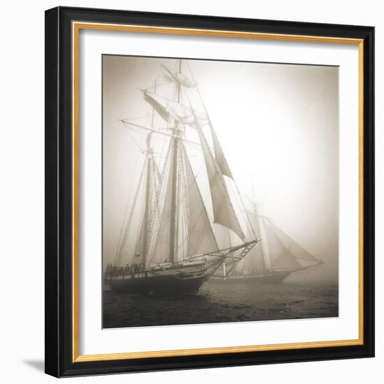 Two Schooners-Michael Kahn-Framed Giclee Print