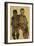 Two Seated Boys; Zwei Sitzende Knaben, 1910-Egon Schiele-Framed Giclee Print