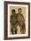 Two Seated Boys-Egon Schiele-Framed Giclee Print