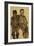 Two Seated Boys-Egon Schiele-Framed Giclee Print