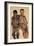 Two Seated Boys-Egon Schiele-Framed Giclee Print