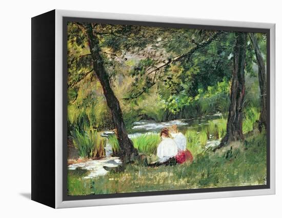 Two Seated Women-Mary Cassatt-Framed Premier Image Canvas