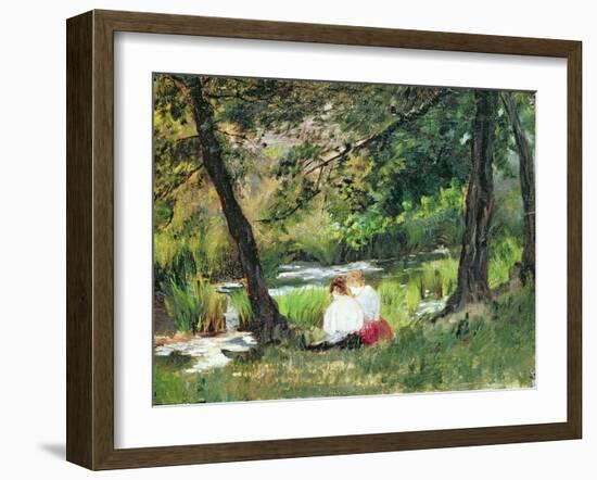 Two Seated Women-Mary Cassatt-Framed Giclee Print