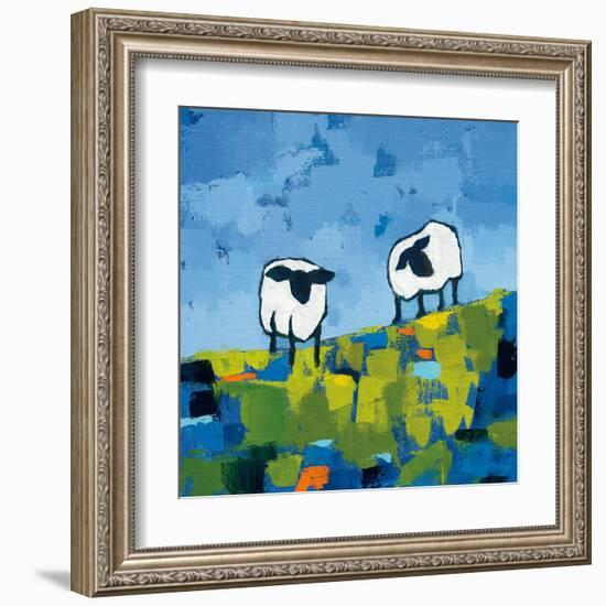 Two Sheep-Phyllis Adams-Framed Art Print