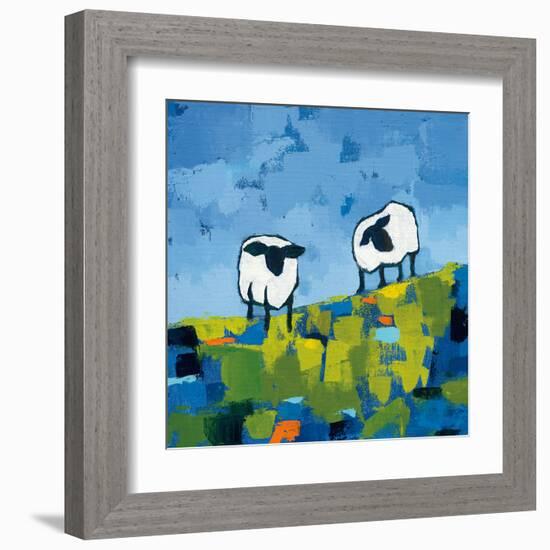 Two Sheep-Phyllis Adams-Framed Art Print