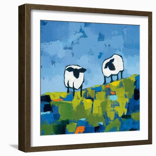 Two Sheep-Phyllis Adams-Framed Premium Giclee Print