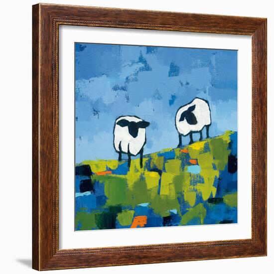 Two Sheep-Phyllis Adams-Framed Premium Giclee Print