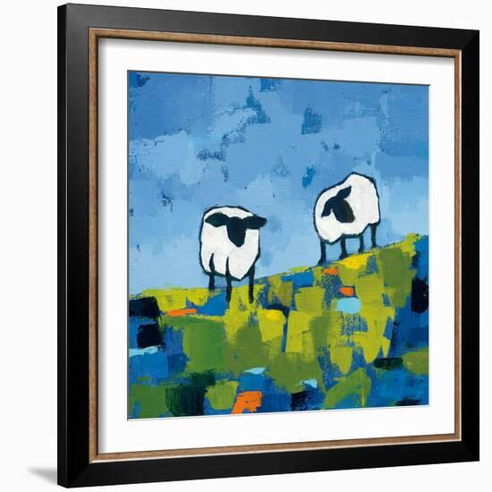 Two Sheep-Phyllis Adams-Framed Premium Giclee Print