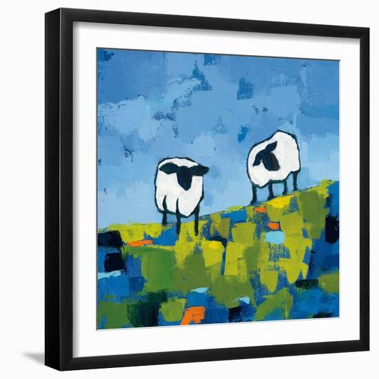 Two Sheep-Phyllis Adams-Framed Premium Giclee Print