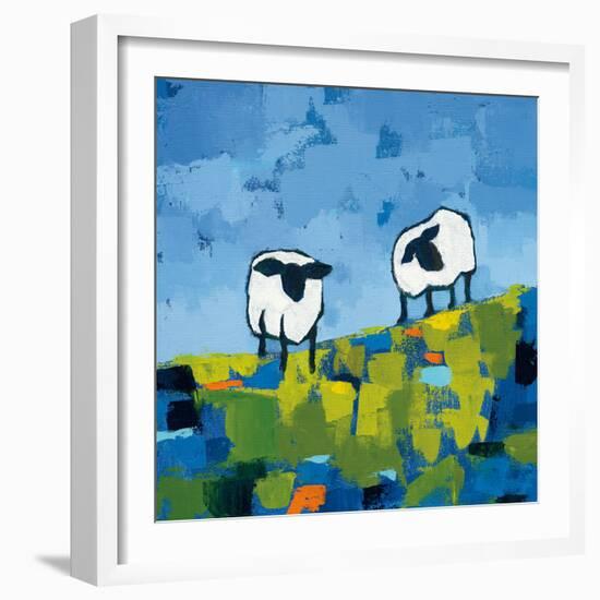 Two Sheep-Phyllis Adams-Framed Premium Giclee Print