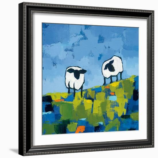 Two Sheep-Phyllis Adams-Framed Premium Giclee Print