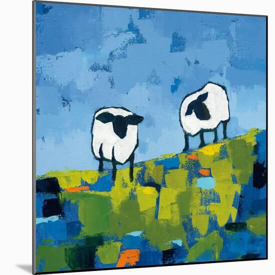 Two Sheep-Phyllis Adams-Mounted Art Print