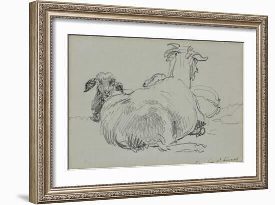 Two Sheep-John Linnell-Framed Giclee Print