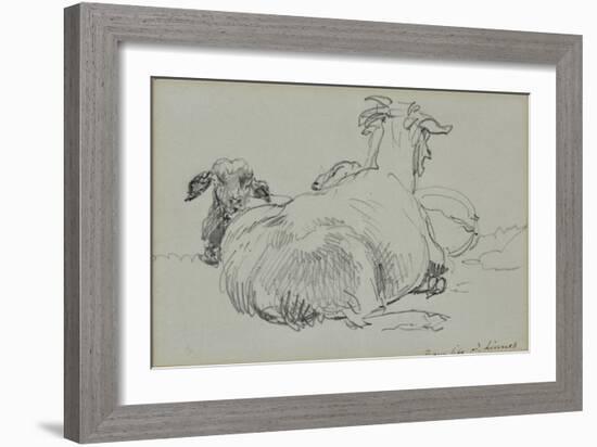 Two Sheep-John Linnell-Framed Giclee Print