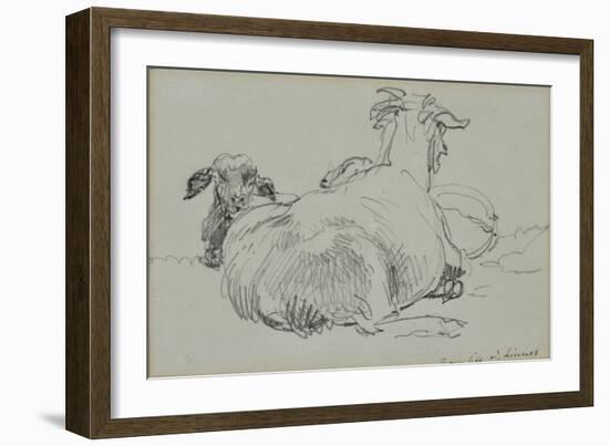 Two Sheep-John Linnell-Framed Giclee Print