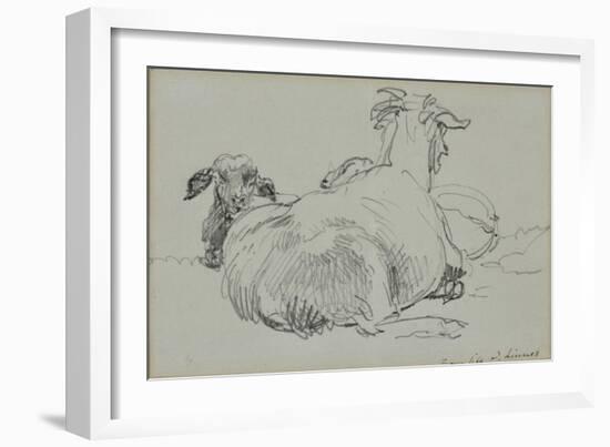 Two Sheep-John Linnell-Framed Giclee Print