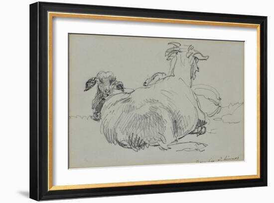 Two Sheep-John Linnell-Framed Giclee Print