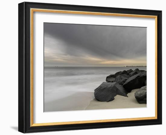 Two Ships and the Approaching Winter Storm-Geoffrey Ansel Agrons-Framed Photographic Print