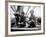 Two Sikh Men Sitting on a Dock, Circa 1913-Asahel Curtis-Framed Giclee Print