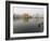 Two Sikh Pilgrims Bathing and Praying in the Early Morning in Holy Pool, Amritsar, India-Eitan Simanor-Framed Photographic Print