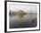 Two Sikh Pilgrims Bathing and Praying in the Early Morning in Holy Pool, Amritsar, India-Eitan Simanor-Framed Photographic Print