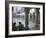 Two Sikhs Priests at Dawn Sitting Under Arcades, Golden Temple, Amritsar, Punjab State, India-Eitan Simanor-Framed Photographic Print