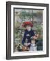 Two Sisters (On the Terrace), 1881-Pierre-Auguste Renoir-Framed Giclee Print