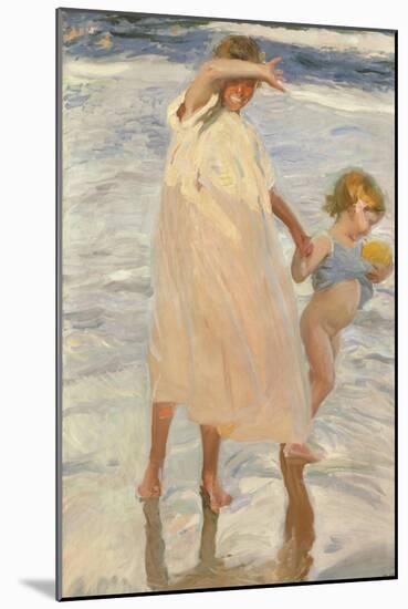 Two Sisters, Valencia, 1909-Joaquin Sorolla y Bastida-Mounted Giclee Print