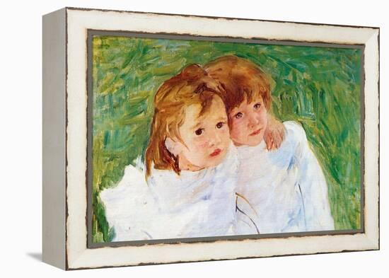 Two Sisters-Mary Cassatt-Framed Stretched Canvas