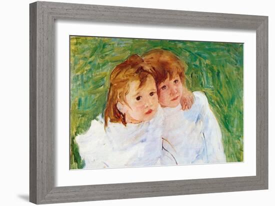 Two Sisters-Mary Cassatt-Framed Art Print