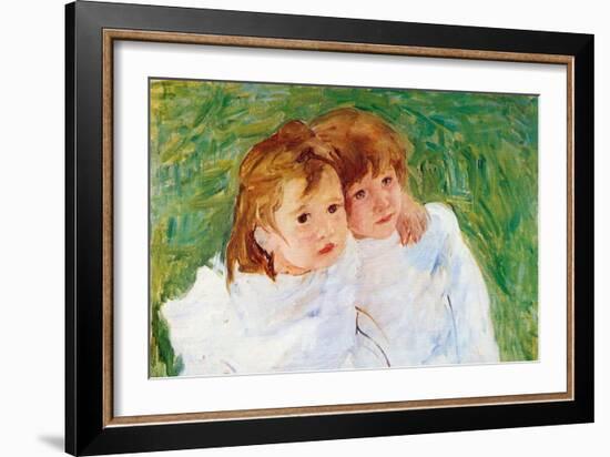 Two Sisters-Mary Cassatt-Framed Art Print