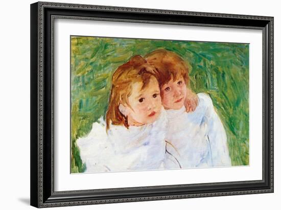 Two Sisters-Mary Cassatt-Framed Art Print