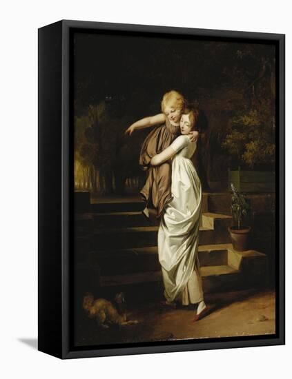 Two Sisters-Louis Leopold Boilly-Framed Premier Image Canvas