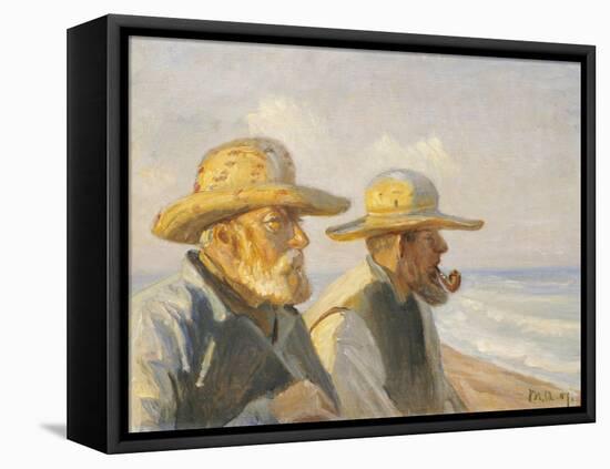 Two Skagen Fishermen, 1907-Michael Peter Ancher-Framed Premier Image Canvas