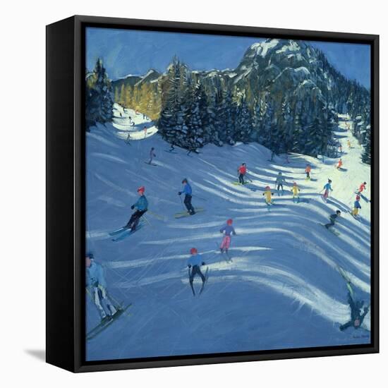 Two Ski-Slopes, 2004-Andrew Macara-Framed Premier Image Canvas