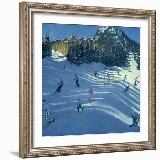 Two Ski-Slopes, 2004-Andrew Macara-Framed Giclee Print